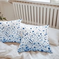 thumbnail image 5 of Polka Dot Theme Outdoor Pillow Covers Pack of 2 Watercolor Gradient Navy Blue Waterproof Throw Pillow Covers Decorative Cushion Cases for Patio Garden Tent Balcony Couch 20x20 inch, 5 of 8