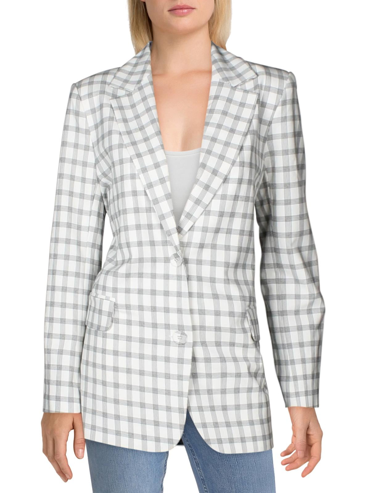 pinstripe boyfriend blazer