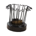 thumbnail image 5 of S SERENABLE Chinese Kenzan Flower Frog Holder Sturdy for Workshops Flower Anchor Black, 5 of 8