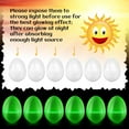 thumbnail image 6 of Leyndo 100 Pcs Glow in the Dark Easter Eggs 2.5 Inch Glow Easter Eggs Bulk Kids Glow in the Dark Party Supplies Easter Basket Stuffers Gifts Easter Night Eggs for Filling Candy Treats for Easter, 6 of 7