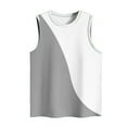 thumbnail image 4 of Jalioing Tank Tops for Women Color Block Sleeveless Fashion T Shirt Crew Neck Casual Loose Summer Shirts, 4 of 5