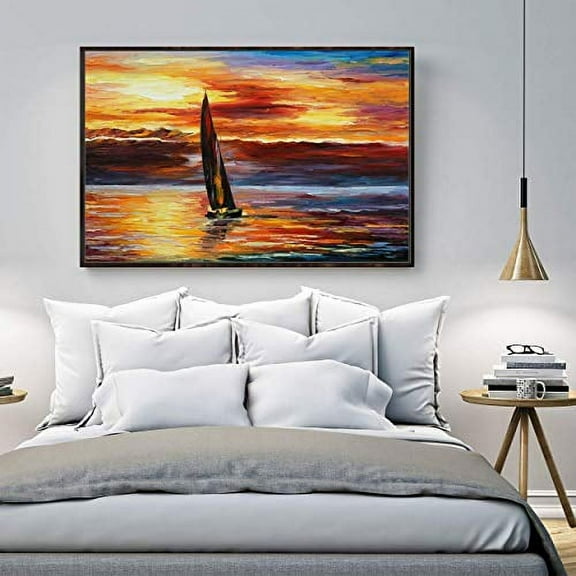 wall26 Floating Framed Canvas Wall Art for Living Room, Bedroom Scenery Canvas Prints for Home Decoration Ready to Hang - 16x24 inches