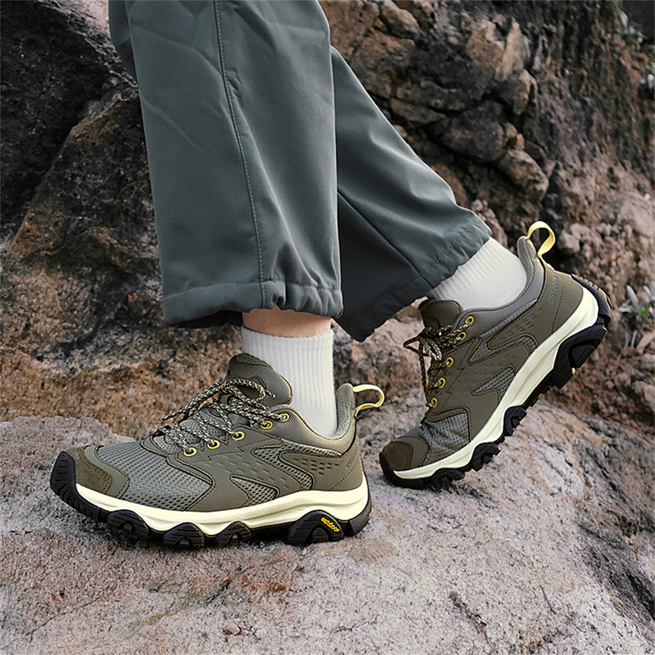 YOURDIARY Womens Mens Hiking Shoes Unsex Comfortable Breathable Anti-Slip Sneakers