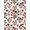 Pink, Pattern 18, variant on ODIKA 4' x 6' Machine Washable Non-Slip Area Rug, vintage floral High Traffic Rug, Pink, 1287535
