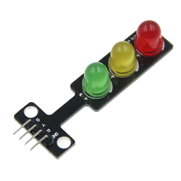 Thinsony Light-emitting Module 5MM RGB LED Display Traffic Lights Digital Output Model Building Blocks Modules DIY Project