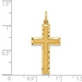 thumbnail image 3 of 14K Yellow Gold Charm Pendant Themed 33 mm 15 Cross, 3 of 3