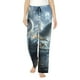 thumbnail image 1 of Balery Fantasy Swan Yacht Design Pantalones de pijama para mujer, pijamas ultraligeros, pantalones de estar por casa-Small, 1 of 6