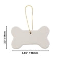 thumbnail image 3 of Ready to Paint DIY Ceramic Bisque Bone Shape Ornaments with Hanger for Christmas Tree and Holiday Decoration | 12 Pack, 3 of 4