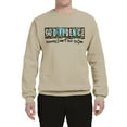 thumbnail image 2 of Wild Bobby Godfidence- Knowing I Can't But He Can Blue and Brown Cheetah Print Inspirational/Christian Unisex Crewneck Sweatshirt, Sandstone, Large, 2 of 6