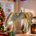 thumbnail image 6 of Summercome Acrylic Horse Christmas Ornament,Acrylic Horse Flat Hanging Decor,Western & Equestrian Theme Horse Decorations,Vintage Farm Animal Hanging Ornaments for Xmas Tree,Home,for Horse-Lovers, 6 of 8