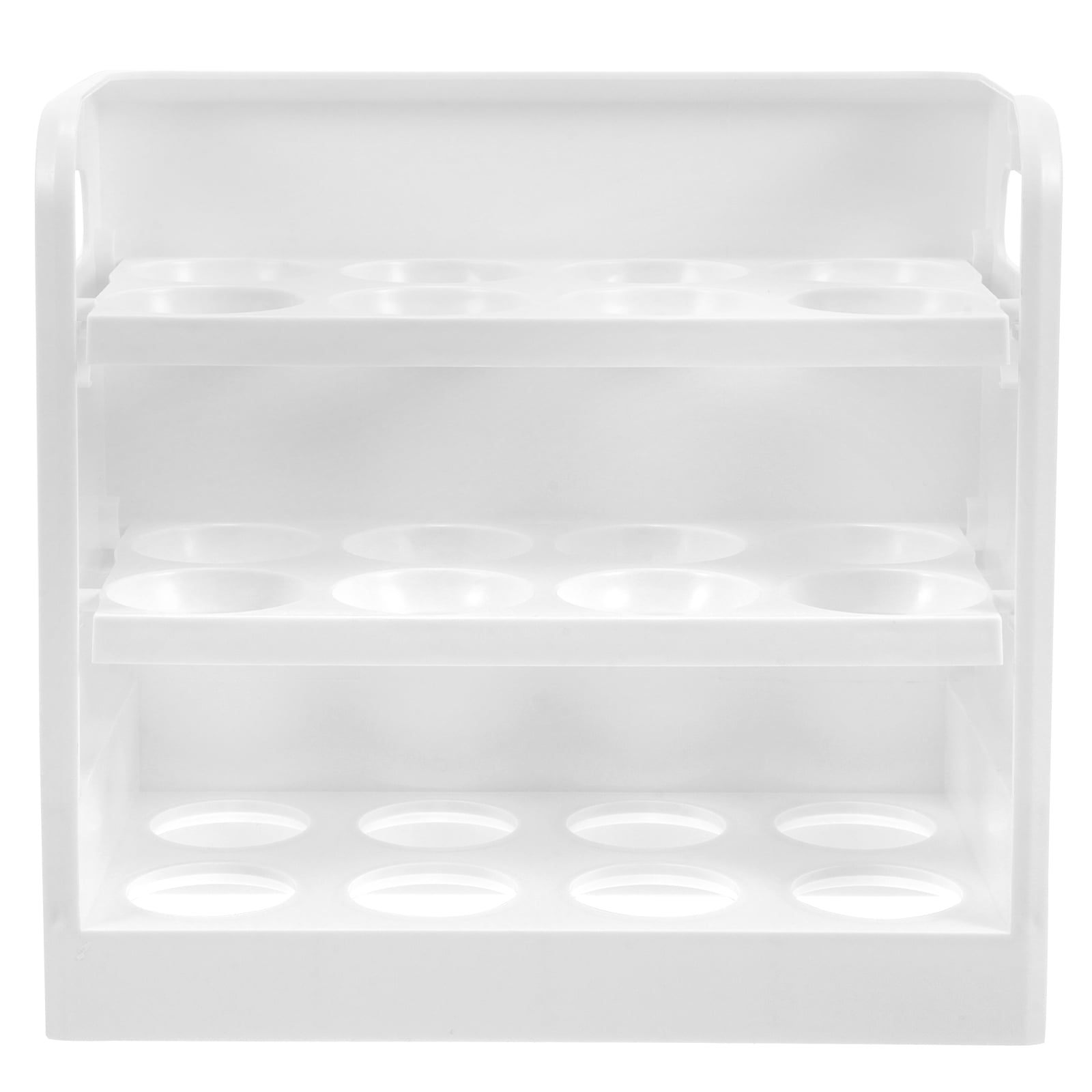 LEXSOMEO Fridge Side Door Egg Rack Refrigerator Egg Storage Holder 3 Layers Egg Organizer Stand