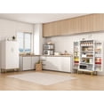 thumbnail image 5 of Spacesea  Pantry Cabinet, 51.18” Tall Kitchen Storage Cabinet with Adjustable Shelves and Gold Metal Base – Ideal for Kitchen, Living Room & More, 5 of 7