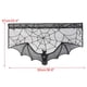 thumbnail image 3 of Halloween Fireplace Mantle Decorations, Black Lace Spiderweb Fireplace Mantel Scarf Cover Garland For Festive Party Supplies Decor, 3 of 7
