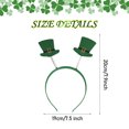 thumbnail image 4 of St. Patricks Day Accessories Set St. Patrick's Day Headbands, Green Shamrock Clover Headband Shamrock Eyeglasses for St. Patrick's Day Irish Lucky Day Party Favors, 4 of 6