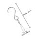 thumbnail image 2 of unbranded 10Ud Colgantes Con Clip Giratorio 360 Grados Para Exterior, 2 of 8