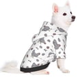 thumbnail image 2 of Fotbe Funny Chicken Sudadera con Estampado para Perros Pequeños – Suéter con Capucha para Mascotas, Tela Suave de Forro Polar con Bolsillo-Small, 2 of 7