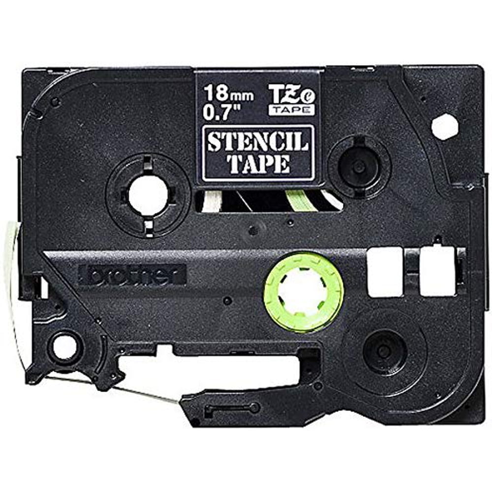 Brother STe141 Stencil Tape Cassette ? Black, 18mm wide