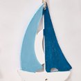 thumbnail image 5 of Adornos decorativos de estilo mediterráneo, fondo artístico para el hogar, adorno para pared de jardín de infantes, faro, velero, artesanías de madera, 5 of 5