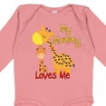 thumbnail image 4 of Inktastic My Mommy Loves Me Giraffe Boys or Girls Long Sleeve Baby Bodysuit, 4 of 5