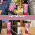 thumbnail image 7 of 30oz Hello Kawaii Cat Cute Stainless Steel Tumbler with Lid and Straw,Spill Proof Travel Cup Double Wall Vacuum Insulated Coffee Mug with Top Handle Pink, 7 of 7