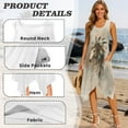 thumbnail image 6 of FUIALDOLG Women's Summer Sundress Horse Pattern Dress Casual Loose Fit Round Neck Sleeveless Dress Casual Y2K Skirt Beach Coverups Dating Wedding Guest Dresses,5XL, 6 of 7