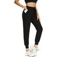 thumbnail image 2 of Women's Sherpa Fleece Lined Pants Warm Sweatpants High Waisted Thermal Joggers Winter Running Hiking Pockets, 2 of 7