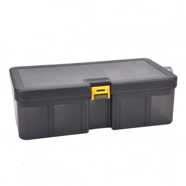 Estink Double Layer Fishing Tackle Box, Easy To Open Plastic Double Layer Fishing Tackle Box Plastic Material For Fishing Tackle Box