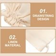 thumbnail image 3 of Miangastore Multi Use Flour Pouch Large Capacity Flour Bag White 1Set 16.5x10.6x2 In, 3 of 8