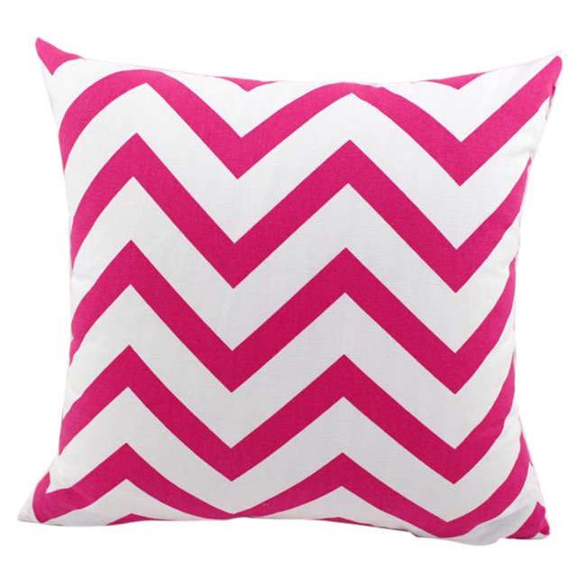 Abbracc CANVAS SOFA CUSHION COVER PILLOW CASE THROW PILLOW SHAM PILLOWCASE Pink