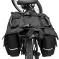 thumbnail image 4 of Bicycle Back Pannier Bags Bike Rear Seat Bag Bike Rear Saddle Bag with Reflective Trim, 4 of 6