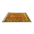 thumbnail image 2 of Ahgly Company Machine Washable Indoor Rectangle Persian Yellow Traditional Area Rugs, 7' x 10', 2 of 4