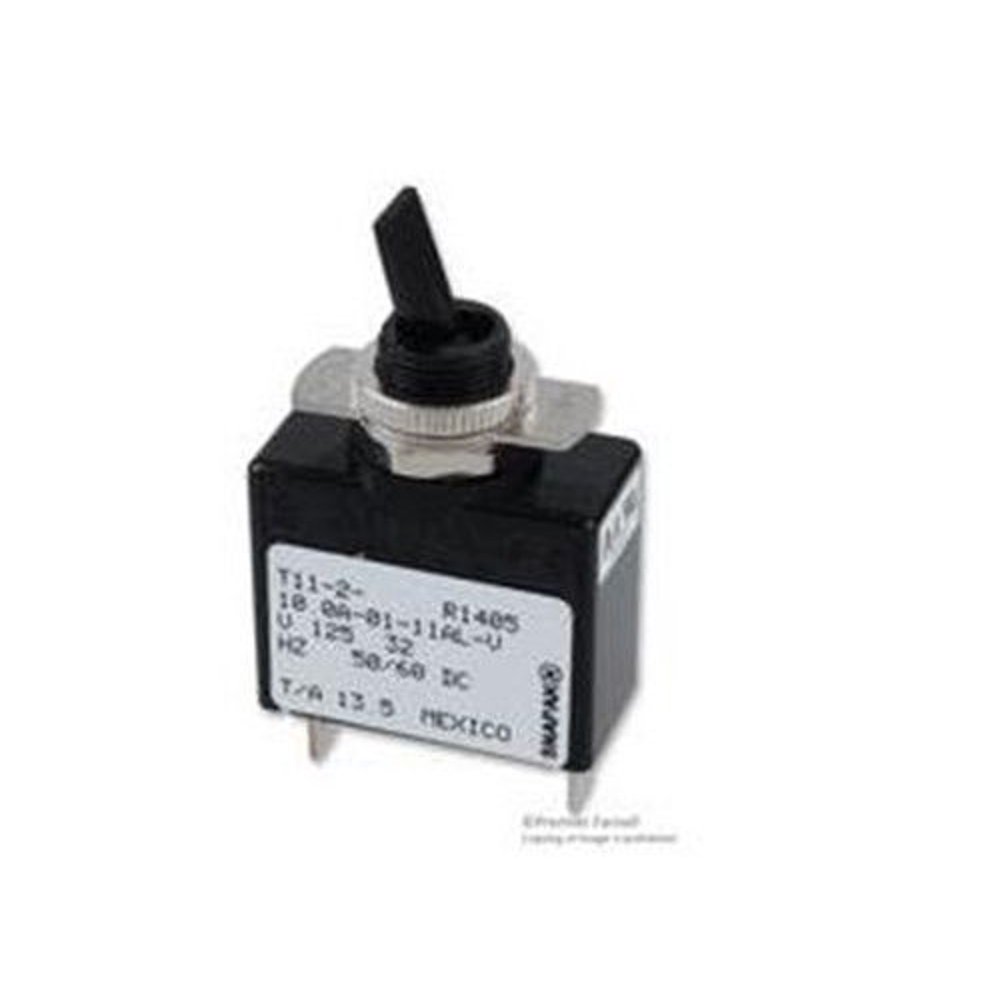 03C9250 Airpax T11210.0A0111AlV Circuit Breaker, HydMag, 1P, 125V