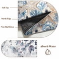 thumbnail image 6 of Blue Beige Coastal Round Area Rug 6Ft Washable Circle Rugs for Bathroom Office, Beach Starfish Summer Eucalyptus Non-Slip Carpet Floor Mats Indoor Outdoor Carpet Runner Aesthetic Home Decor, 6 of 8
