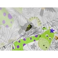 thumbnail image 6 of oneOone Velvet Light Green Fabric Cute Animal Sewing Material Print Fabric By The Yard 58 Inch Wide, 6 of 7