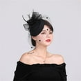 thumbnail image 4 of Dyfzdhu Headwear For Women Fashion Hats For Fascinators Pillbox Flower Hat For Tea Party Cocktail Ball Wedding Church, 4 of 5