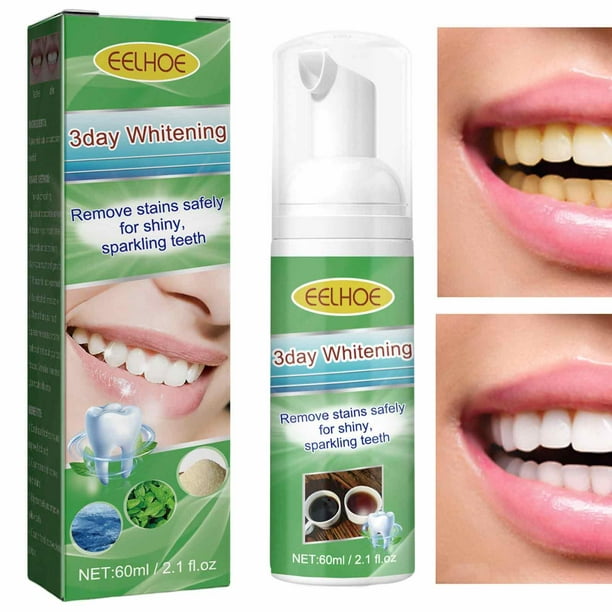 Teeth Whitening Mousse Ultrafine Teeth Whitening Toothpaste 60ml