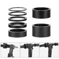 thumbnail image 2 of Bike Front Fork Headsets Spacers Headsets Washer Carbon Fibers Bike Headsets Spacers Threadless Bicycles Front Stem Fork, 2 of 4