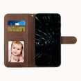 thumbnail image 2 of Designed for Motorola Moto G Power 5G 2024 Case, Luxury PU Leather Wallet Phone Case with Card Holder Flip Folio Protective Shockproof Cover [Kickstand Feature] [Wrist Strap], Brown, 2 of 8