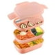 thumbnail image 1 of Bento Box para adultos, lonchera con utensilios, apilable, a prueba de fugas, lonchera Bento Box para salir a cenar, trabajar, hacer picnic, 21,5*14,5*10 cm, 1 of 7