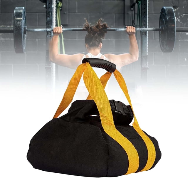 de arena para peso, equipo de Fitness, arena para levantamiento de pesas amarillo Sharpla saco de arena para levantar pesas