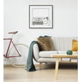 thumbnail image 5 of Kate and Laurel Sylvie Victrola Record Player Framed Canvas Wall Art by Statement Goods, 22x22 Gray, Modern Minimalist  Music Art Wall Décor, 5 of 6