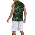 thumbnail image 5 of Rocae Lush Foliage Green Plant for Men's Basketball Jersey Lightweight and Breathable Athletic Tank Top,Quick-Drying Sports Jersey Large, 5 of 9