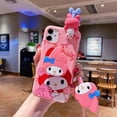 thumbnail image 3 of Funda de Hello Kitty con cuerda de soporte para Samsung Galaxy S7 Edge, S8, S9, S10, S20, S21, S22, S23 Plus, Ultra, S21FE, Note 9, 10, 3 of 5