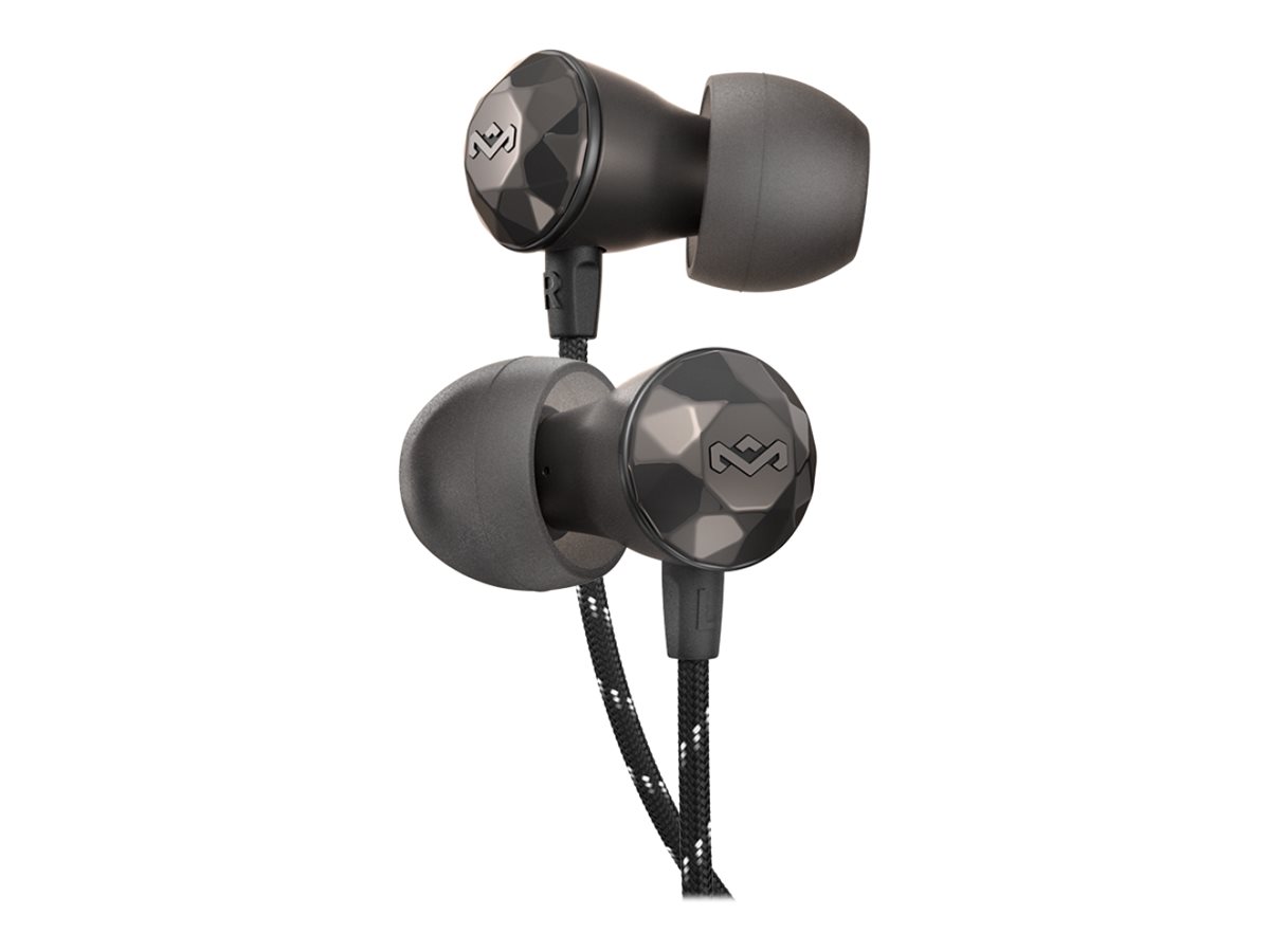 The House of Marley Nesta - Earphones with mic - in-ear - wired - hematite