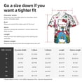 thumbnail image 5 of Lsque Sanrio Pattern Hawaiian Shirt for Men Unisex Summer Beach Casual Short Sleeve Cotton Linen Button Down Shirts-Large, 5 of 6
