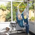 thumbnail image 2 of Chaise hamac en coton brésilien Vivere, 2 of 2