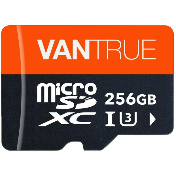 intellectueel Gevestigde theorie monster Vantrue 256GB MicroSDXC UHS-I U3 V30 Class 10 4K UHD Video High Speed  Transfer Monitoring SD Card with Adapter for Dash Cam - Walmart.com