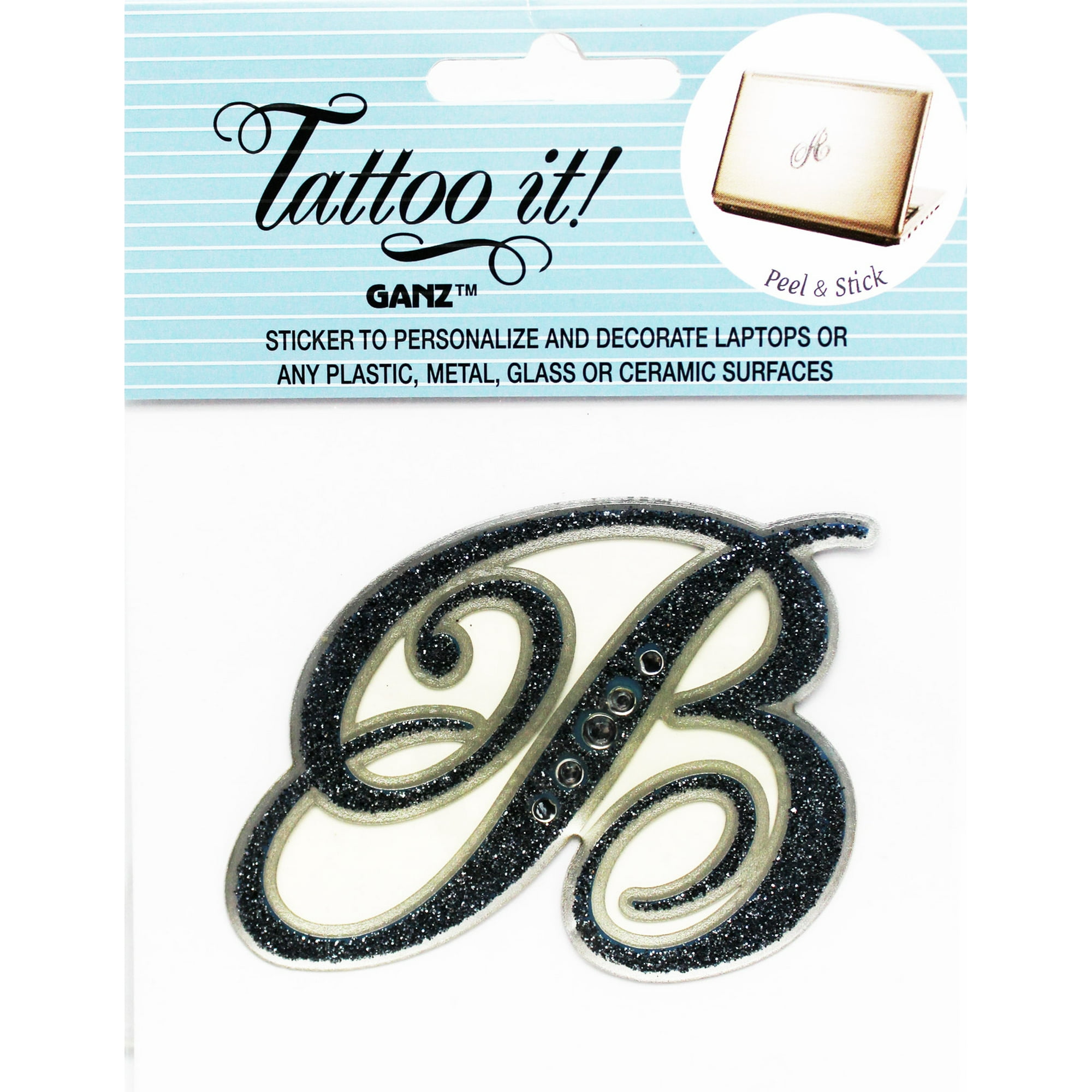 cursive letter b tattoo