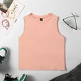 thumbnail image 5 of Arcarius Workout Tops for Women, Flowy Crop Top for Gym, Yoga, Exercise (Nude Pink, Small), 5 of 7