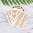 thumbnail image 4 of Miangastore 60 Sheets of Mesh Lace Double Eyelid Stickers Traceless Invisible Double Eyelid Pastes for Women Ladies (Fine Strips Pattern Round Pattern Olive Pattern 20 Sheets Each), 4 of 8